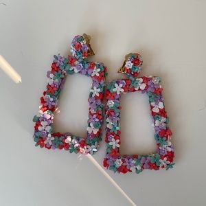 Sachin + Babi floral earrings